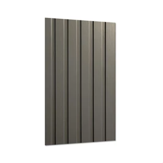 Painel Ripado De Mdf Grafite Decora10 Barras Rende 90cm X 55cm