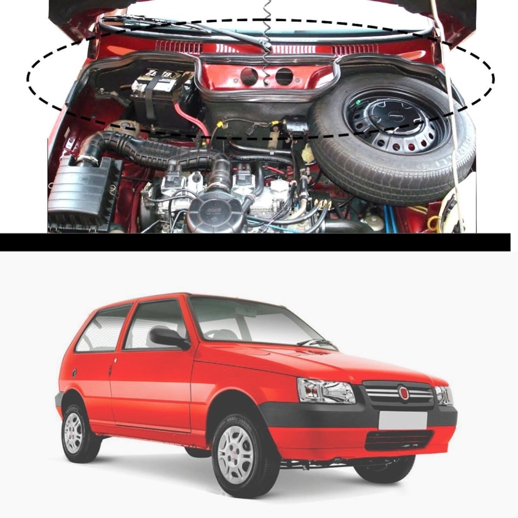 Borracha Motor Capo Fiat Uno Mille 1984 até 2013 | Shopee Brasil