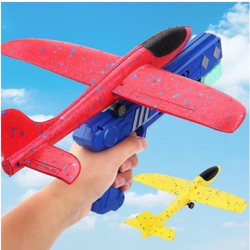 Lançador De Avião(COM LUZ) Planador Brinquedo Infantil De Espuma Catapulta/WJ88
