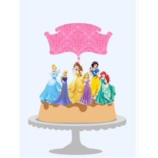 Encomendas whatsapp 985925870 Bolo das princesas Disney! 30 fatias  Cobertura chantinin…