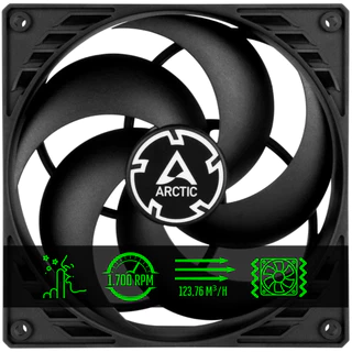Cooler Fan 140mm Arctic P14 Airflow 123,76m3h Silencioso 1700rpm Ventoinha De Pressão Estática 3 Pinos Resfriamento Premium CPU Gabinete
