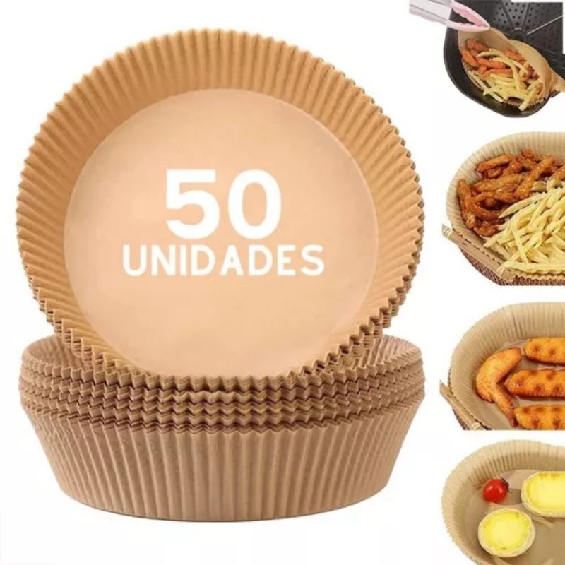 Forma De Airfryer Descartável Antiaderente De Papel Cozinha Redondo Fr –  Dafu Shop