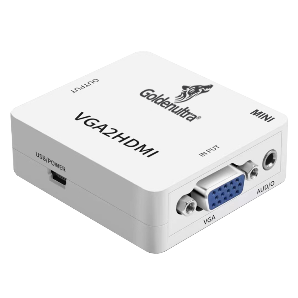 Adaptador Conversor de Vídeo com Audio VGA2HDMI - VGA para HDMI Tv ...