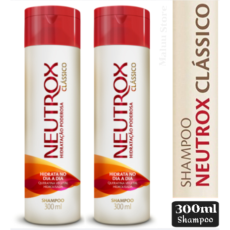Kit C/2 Shampoo Neutrox Classico 300ml (02 Produtos) | Shopee Brasil