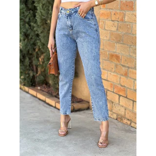 Calca Jeans Feminina Calca Mom