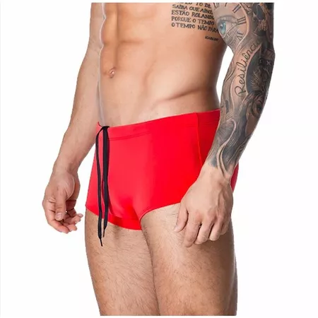 Sunga lisa com proteção UV adulto em 6 cores 