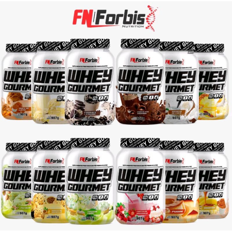 Whey Protein Gourmet 907gr Fn-forbis proteína (Pote) Original