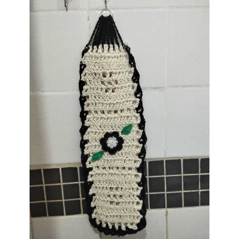Porta papel higiênico crochê