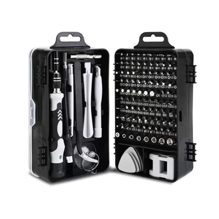 Jogo Chaves De Precisão Com 115 peças 1 Kit Ferramentas Manutenção Celular Tablet Notebook