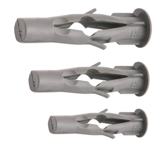 Kit 100 Buchas Plastica Full Para Tijolo Oco 6mm, 8mm e 10mm