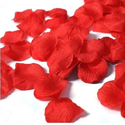 2000 Pétalas de Rosas Artificiais Vermelhas Decoração Casamento Festas