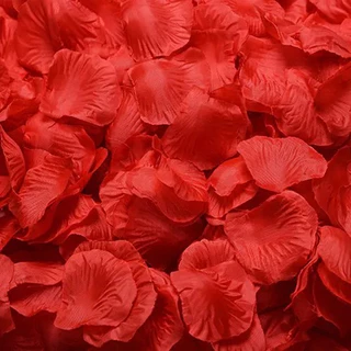 1000 Pétalas de Rosas Artificiais Vemelhas