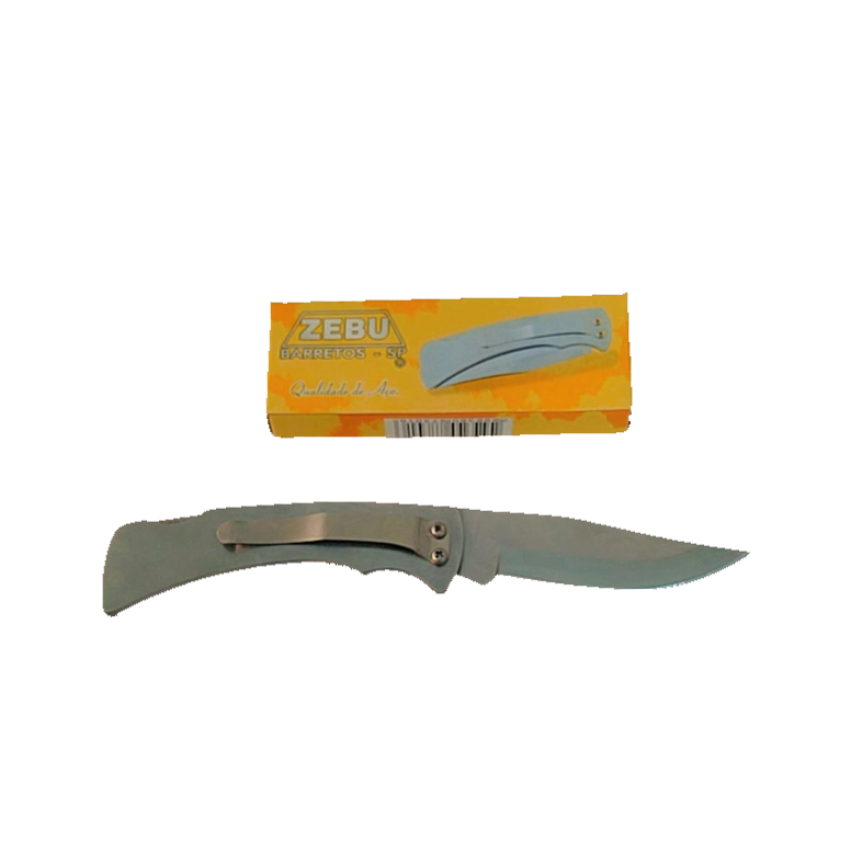 Canivete Tr Inox de bolso Zebu Barretos Original