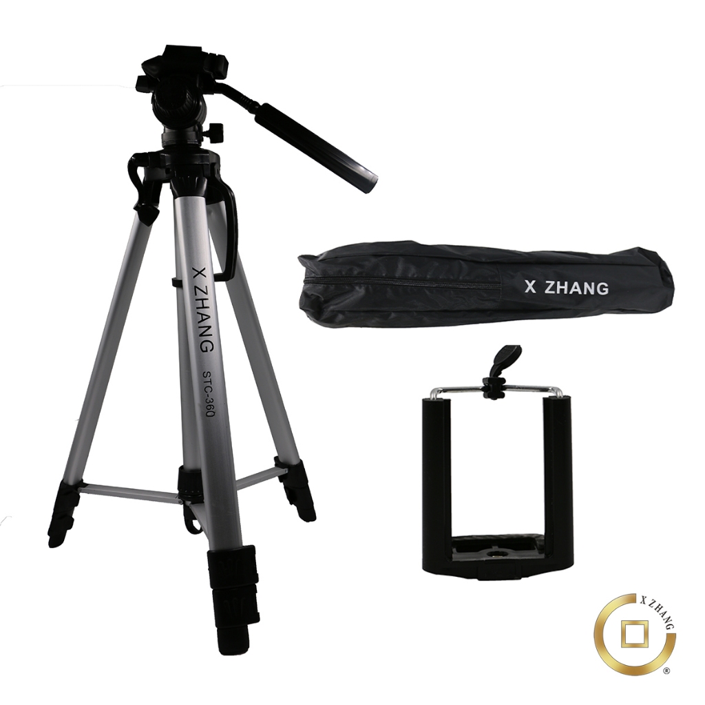 Tripé Profissional Para Câmera Extensivel Até 180cm Com Adaptador ...