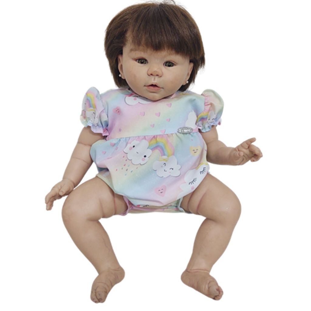 Roupa Para Boneca Bebê Reborn Body Cupcake - Shiny Toys