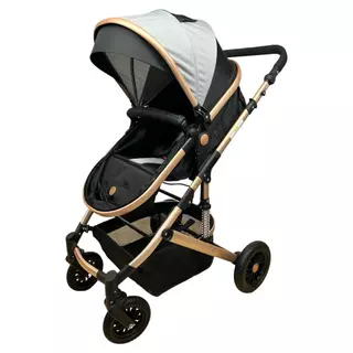 Carrinho de Bebê Europeu Ebaby Premium Carrinho e Moisés - Leve e Compacto