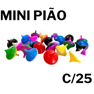 Brinquedo Pião Mágico Em Madeira Infantil Colorido Envio 24h