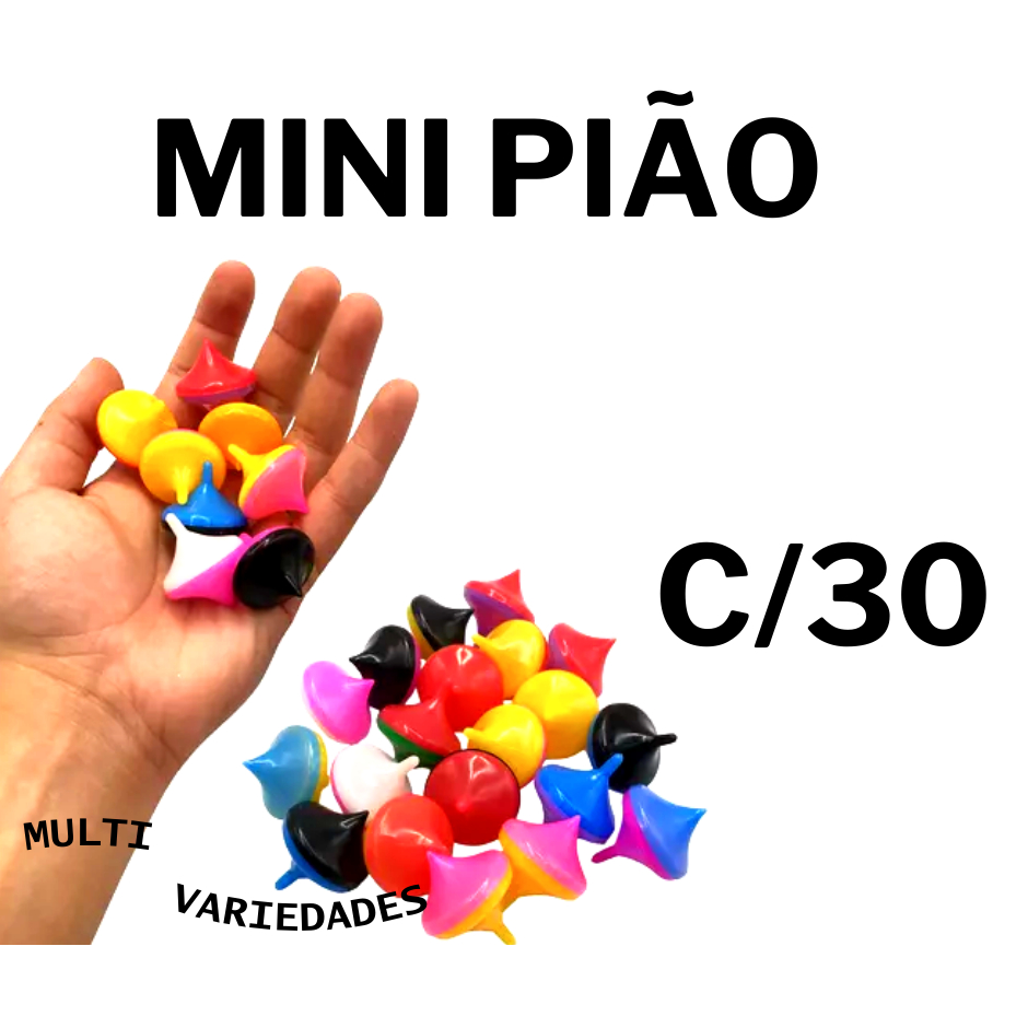 MINI PIÃO 25 UNIDADES PEL PLAST