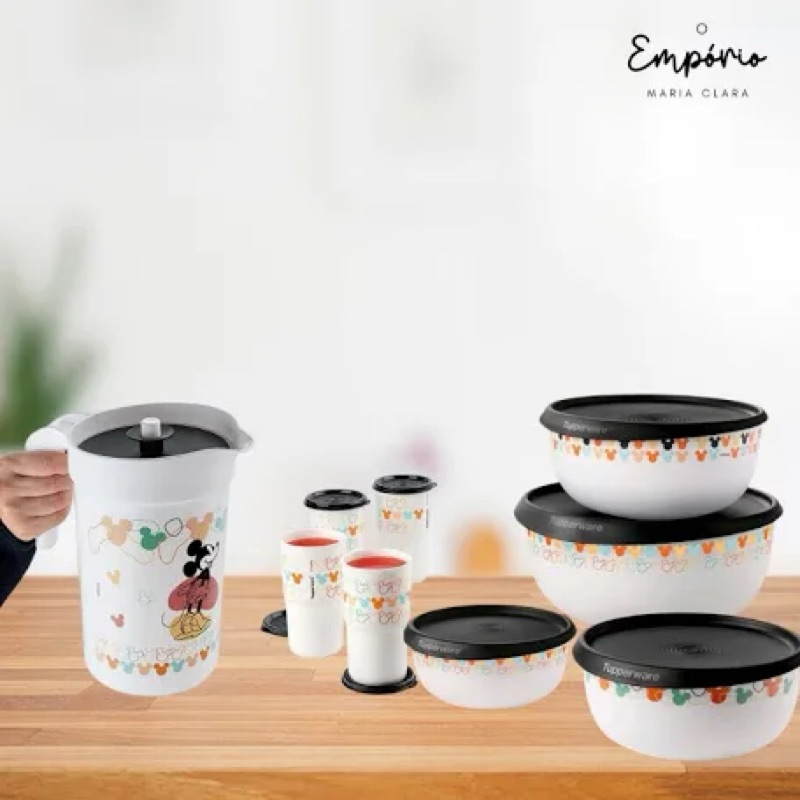 Tupperware Kit Instantâneas Disney 6 Pecas - Loja Chefe Tupperware