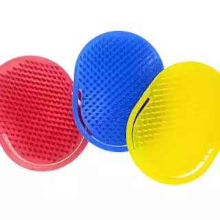 Escova Pata Pata Oval 3 Unidades Pente Escova Unissex
