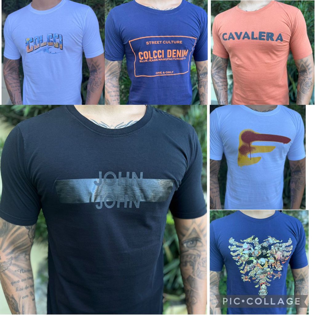 Camiseta Premium Brand John John Masculina