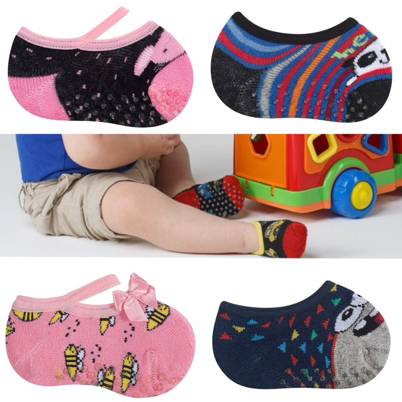 Meia Sapatilha Antiderrapante Bebê primeiros passos | Shopee Brasil
