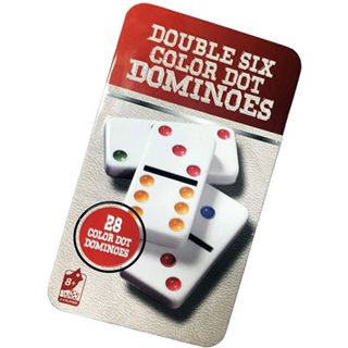 Jogo Domino Profissional Melamina 28 Peças Colorido LK-510F - LuaTek