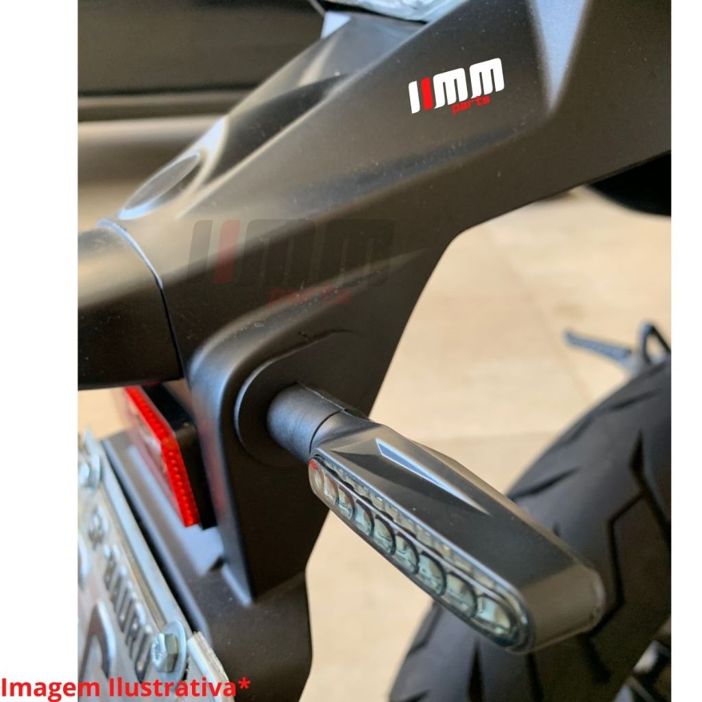 kit Setas Esportivas em Led Z300 Z400 Z650 Z750 Z800 Ninja 300 400