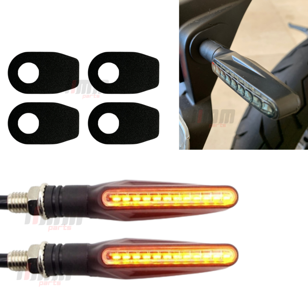 Zeta kit Setas Esportivas em Led Z300 Z400 Z650 Z750 Z800 Ninja 300 400
