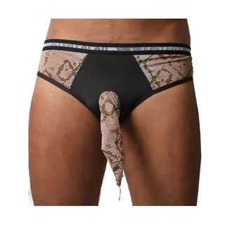 Cueca Cobra Lingerie Erótica Fantasia Masculina
