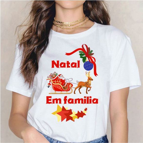 Camiseta Personalizada Natal em Familia