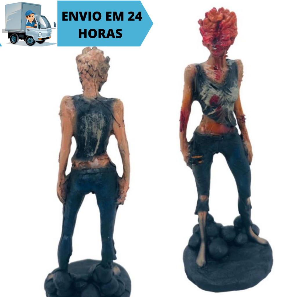 Boneco Colecionável Estalador The Last of Us Série Estátua Decoração de Resina