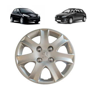 1 - Calota Roda Prata Aro 14 Peugeot 207 206 Original