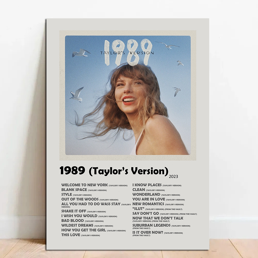 Quadro Placa Decorativa Taylor Swift 1989 em MDF 28x20cm | Shopee