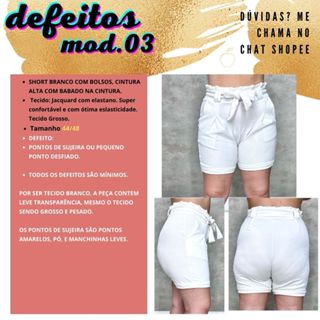 Roupas de marca hot sale com pequenos defeitos