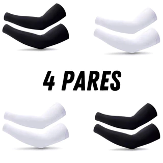 4 pares de Manguito Segunda Pele - Proteção uv - Proteção Solar para vôlei/ futebol/ uber/basquete // Envio imediato