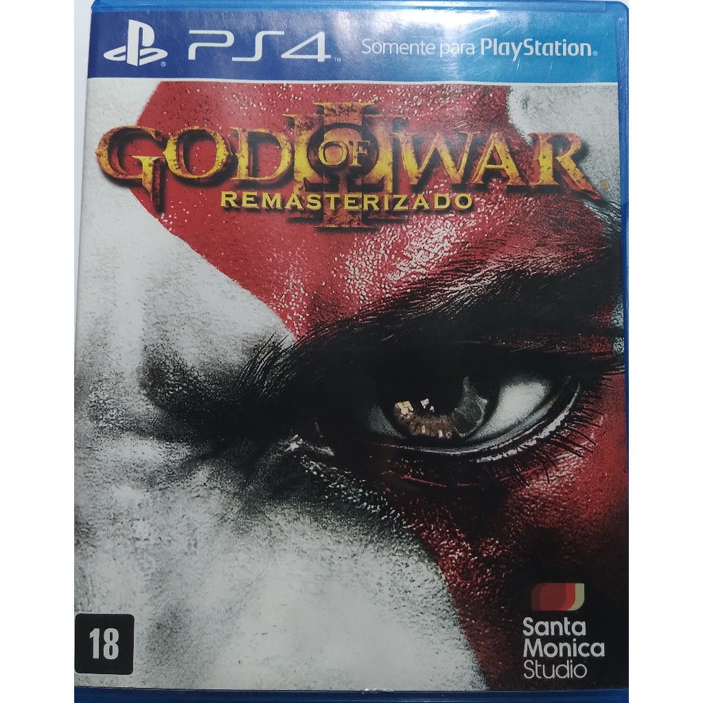 God Of War III - Remasterizado - PS4 Mídia Física USADO - Loja Geek Here