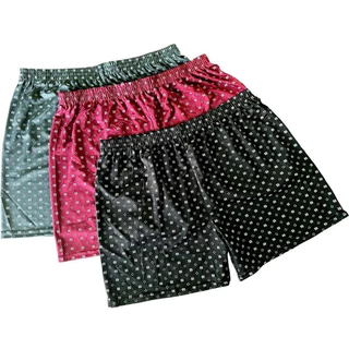Kit Cueca Samba Canção Masculino Pijama Masculino de Dormir Liganete Lisa Estampada Short de Dormir