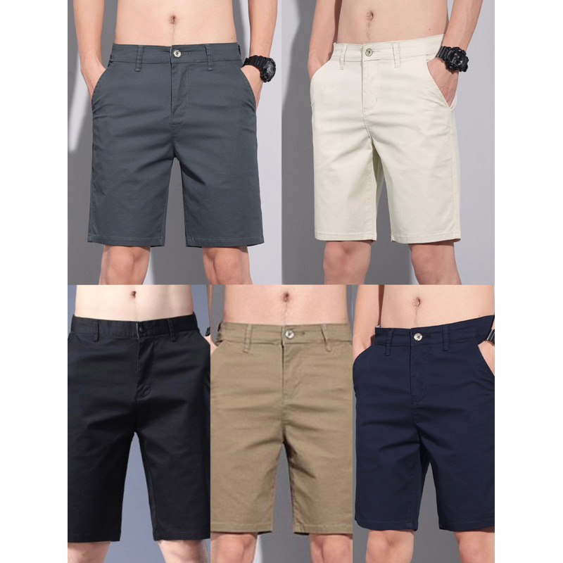 Kit 5 Bermuda Sarja Masculino Brim Short