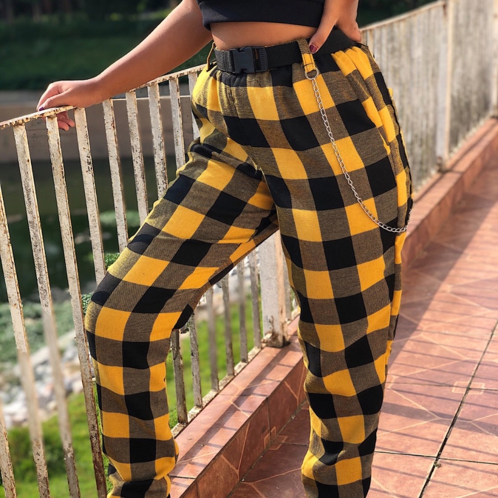 Calça Jeans CalÃ§a Flanela Xadrez Flanelada Xadrez CalÇa Xadrez