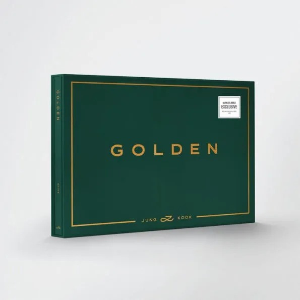 Jung Kook GOLDEN álbum versão Barnes & Noble Jungkook BTS | Shopee