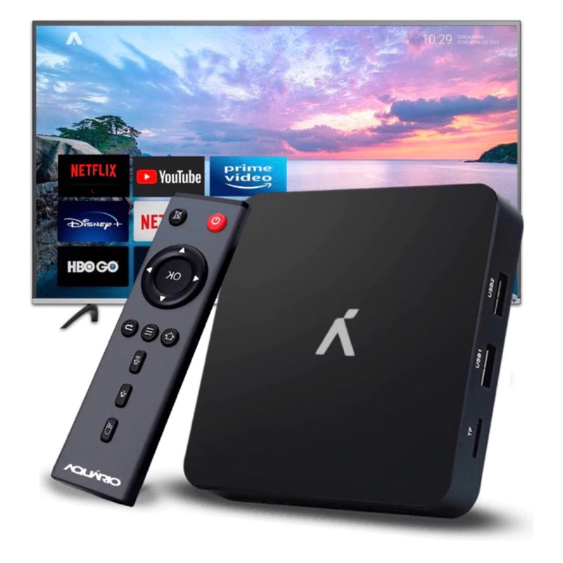 TV BOX Aquário STV-3000 HOMOLOGADO PELA ANATEL. | Shopee Brasil