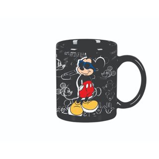 Caneca porcelana preta mickey Mouse para cafe personalizada desenho criativo, personalizamos com nome