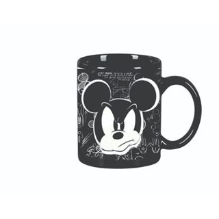 Caneca preta em porcelanato personalizado com Mickey Mouse da Disney Bravo