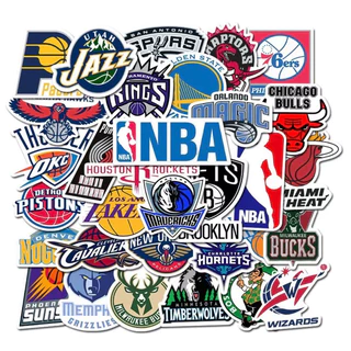 32 Adesivo de Vinil Impermeável da NBA Retrô p/ Skate/Notebook - Moda À Prova D 'Água Adesivo Skate Snowboard Retro Graffiti Vinil Adesivo Notebook