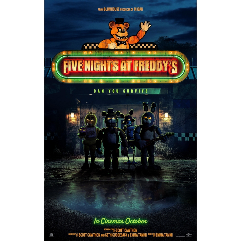 Papel Arroz A4 Five Nights at Freddy 2