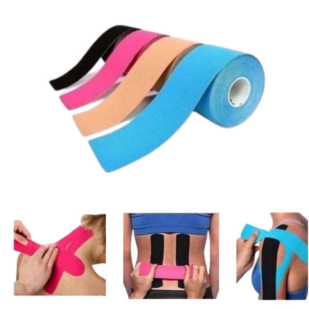 Fita Knesio Kinesio Tape Bandagem Adesiva Funcional Alivia A Dor Les O Atleta Tape Ortopedia