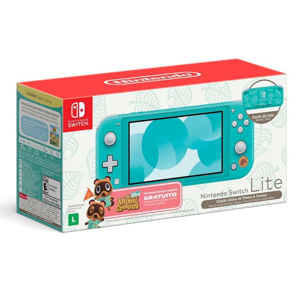 Console Nintendo Switch Lite Animal Crossing: New Horizons - Turquesa