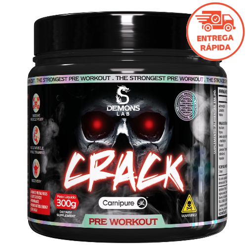 Suplemento Pré Treino Crack 300g Yellow Madness - Demons Lab