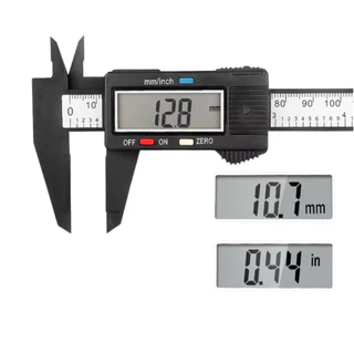 Paquímetro Digital Eletrônico Caliper De Fibra Carbono 150mm Display Lcd Profissional